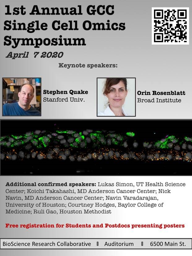 1st Annual GCC Single Cell Omics Symposium POSTPONED